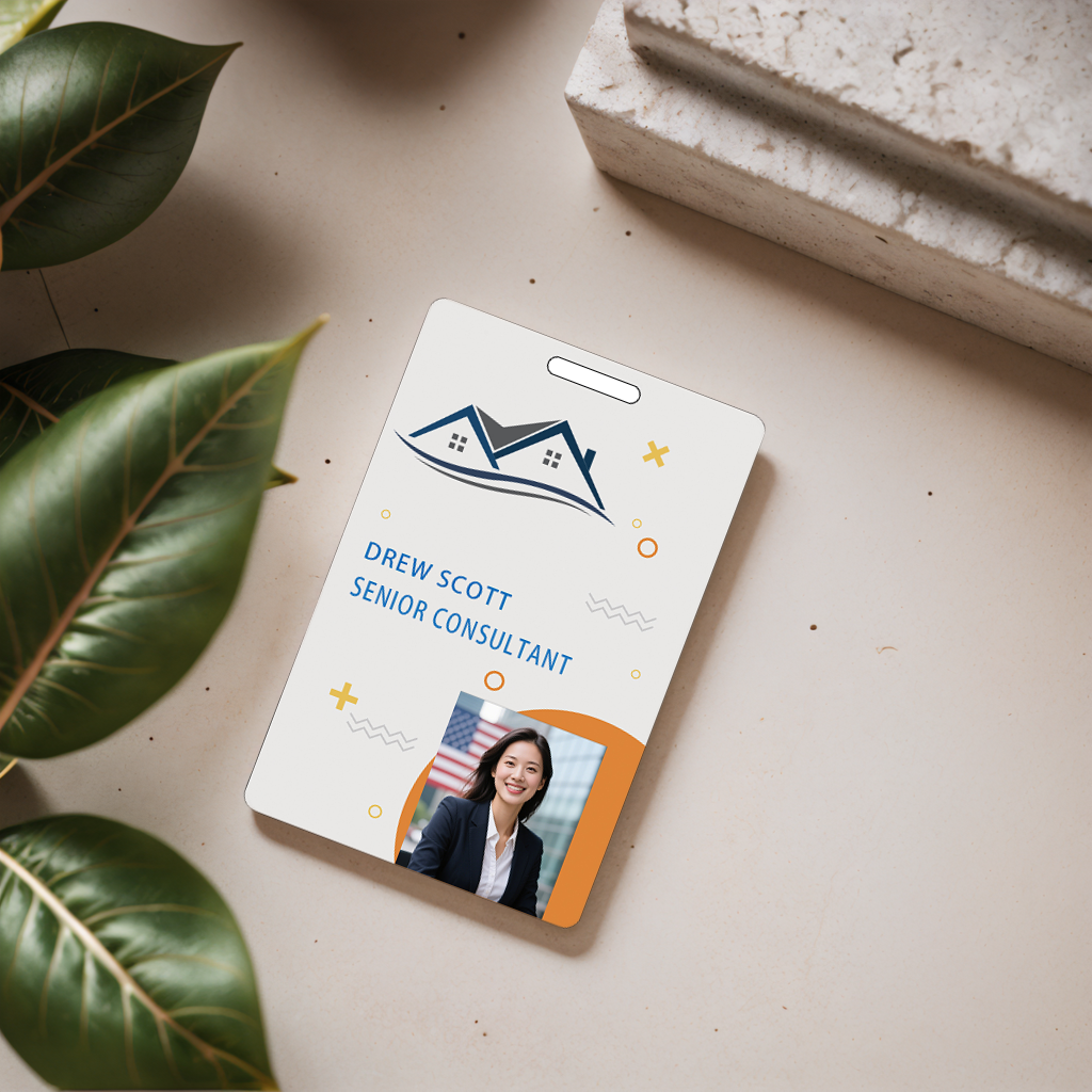 Style Y-08 Custom Print Employee ID Badge,customized Id Badge with Name Picture