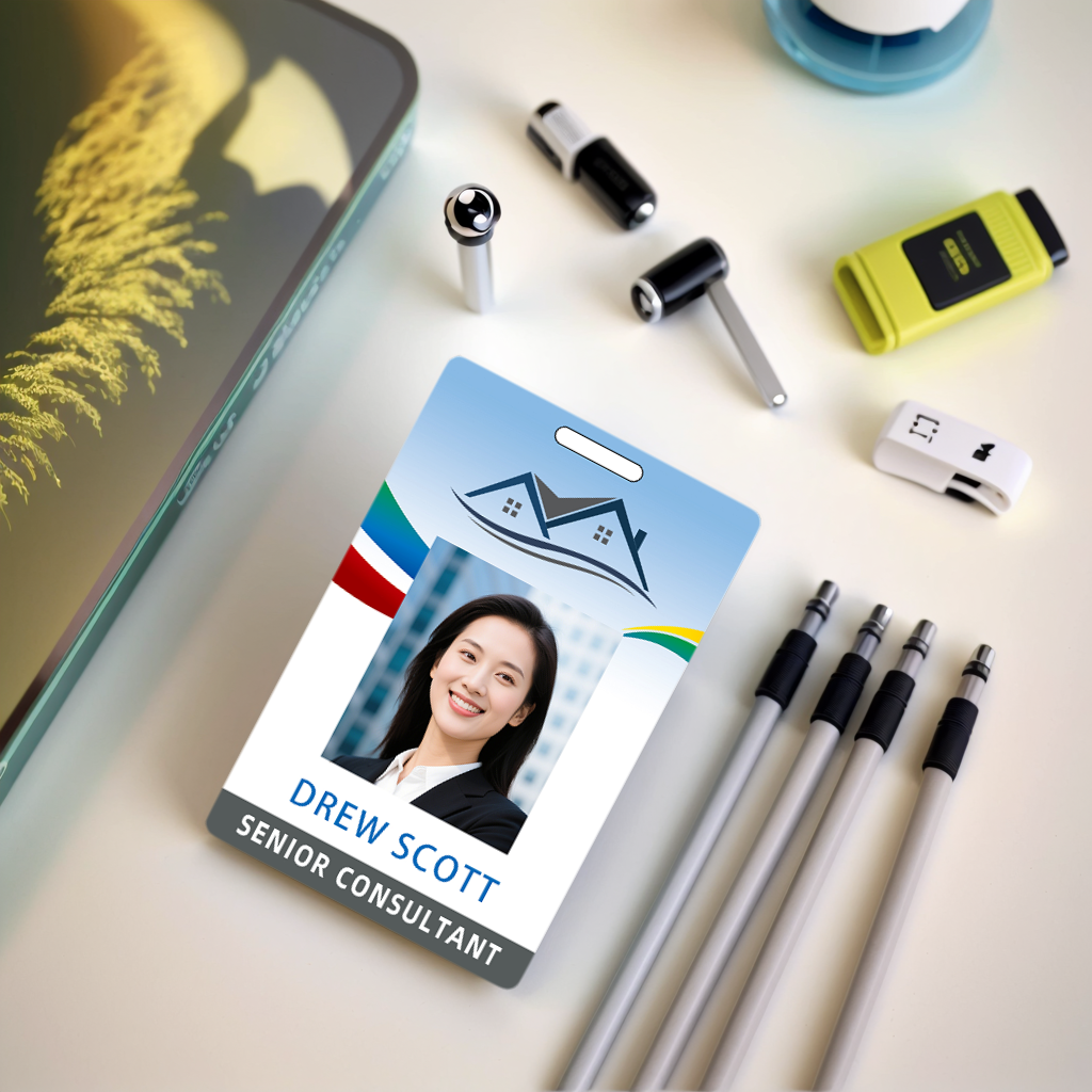 Style Y001 Custom Print Employee ID Badge,customized Id Badge with Name Picture