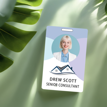 Style Y30 Custom Print Employee ID Badge,customized Id Badge with Name Picture