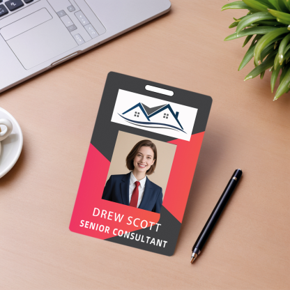 Style Y6 Custom Print Employee ID Badge,customized Id Badge with Name Picture