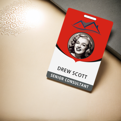 Style Y07 Custom Print Employee ID Badge,customized Id Badge with Name Picture