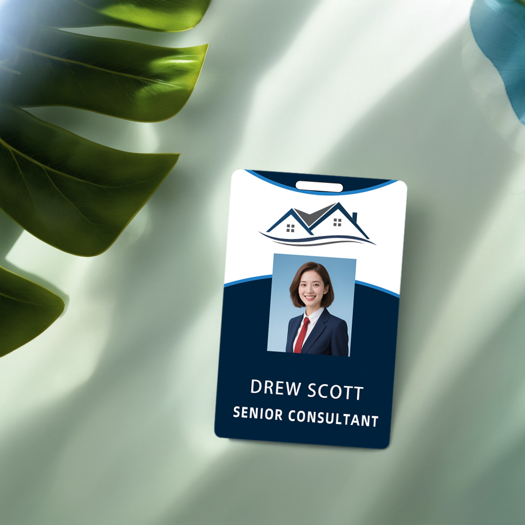 Style Y037 Custom Print Employee ID Badge,customized Id Badge with Name Picture