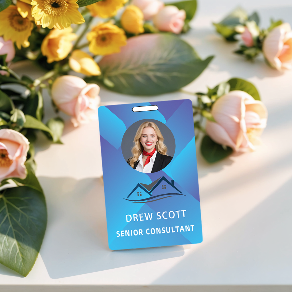 Style Y32 Custom Print Employee ID Badge,customized Id Badge with Name Picture