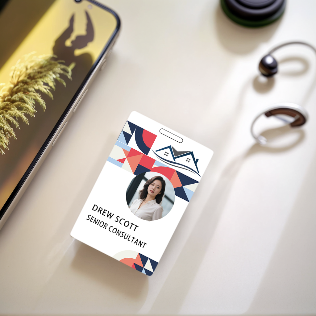 Style Y010 Custom Print Employee ID Badge,customized Id Badge with Name Picture