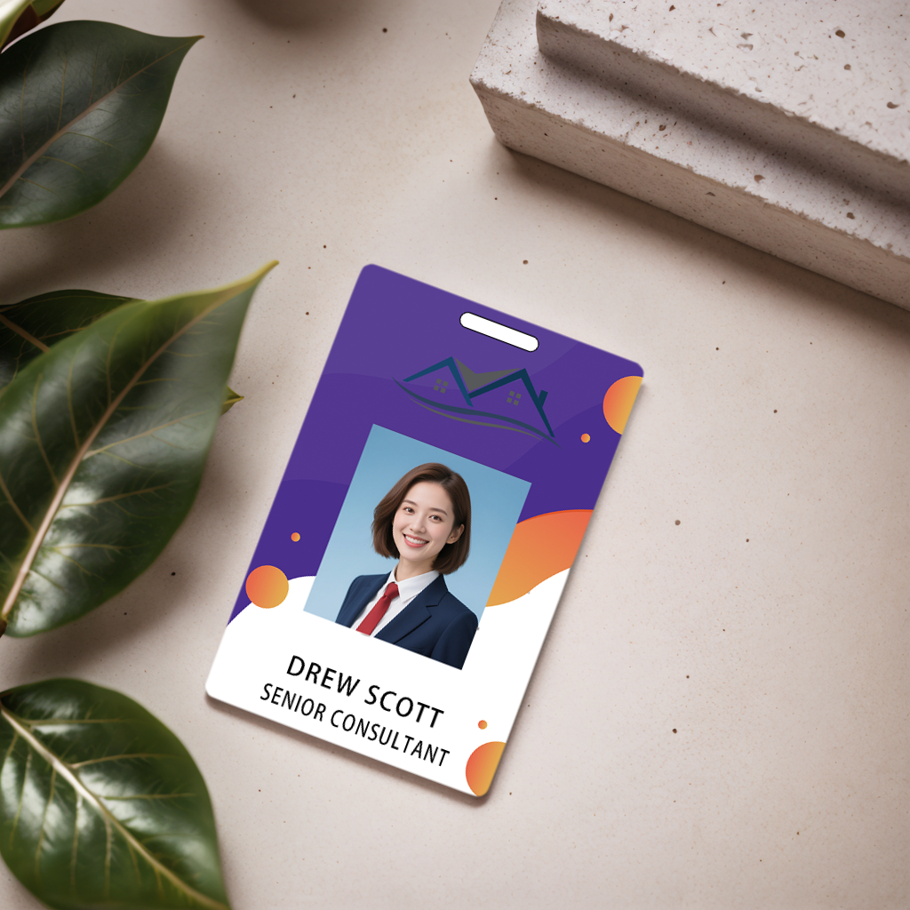 Style Y013 Custom Print Employee ID Badge,customized Id Badge with Name Picture
