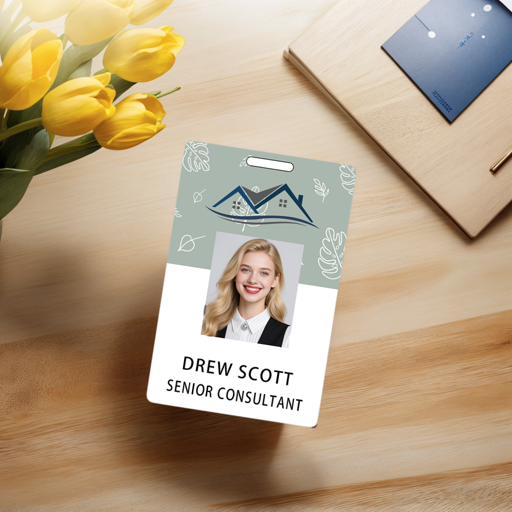 Style Y26 Custom Print Employee ID Badge,customized Id Badge with Name Picture