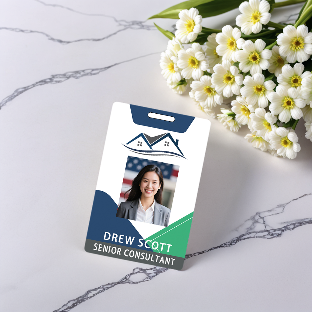 Style Y031 Custom Print Employee ID Badge,customized Id Badge with Name Picture