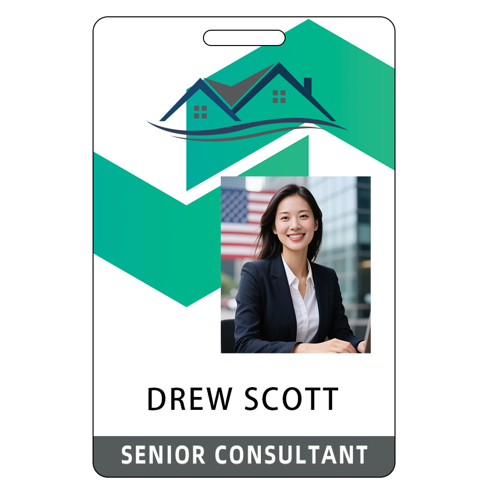 Style Y10 Custom Print Employee ID Badge,customized Id Badge with Name Picture