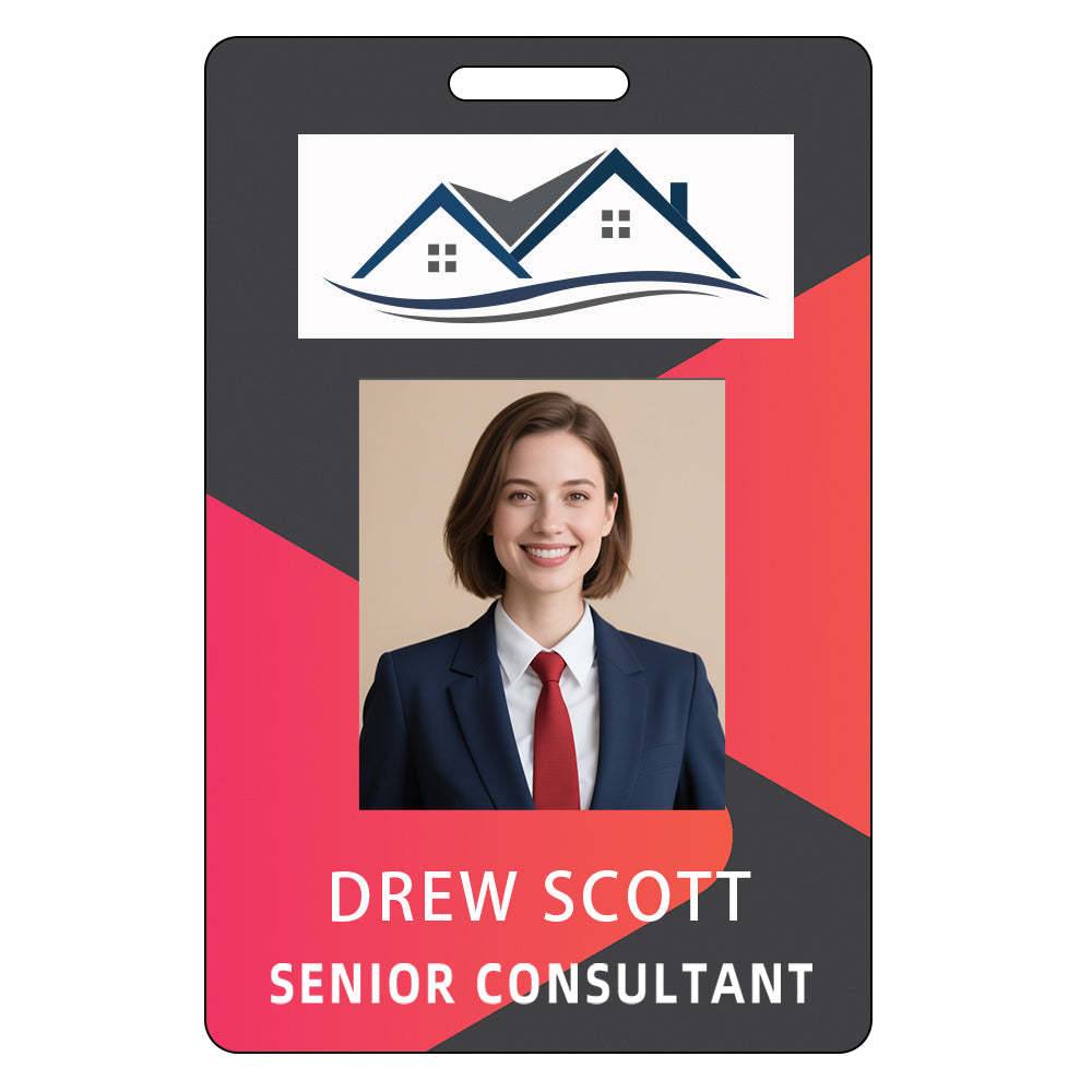 Style Y6 Custom Print Employee ID Badge,customized Id Badge with Name Picture