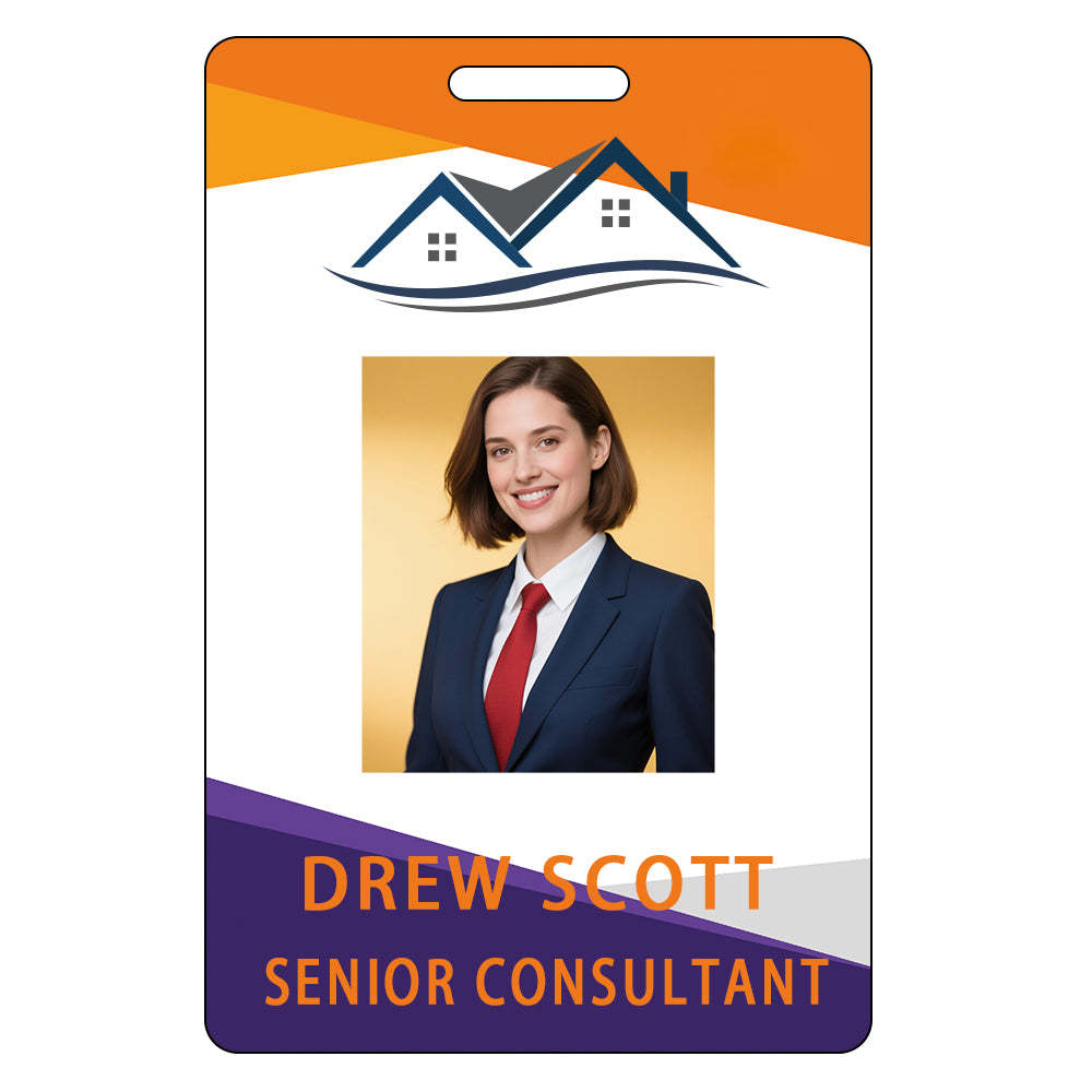 Style Y030 Custom Print Employee ID Badge,customized Id Badge with Name Picture