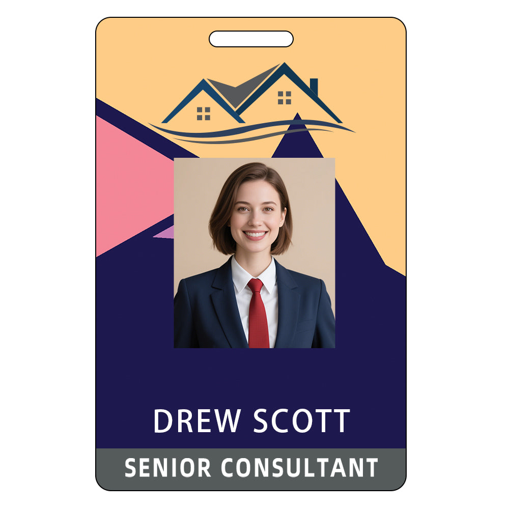 Style Y033 Custom Print Employee ID Badge,customized Id Badge with Name Picture