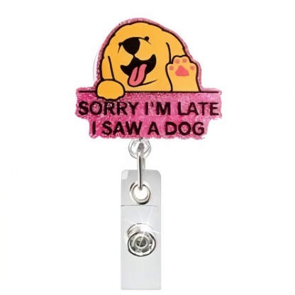 95 Retractable ID Name Badge Holder Reels with Swivel Alligator Clip  Cute Gifts