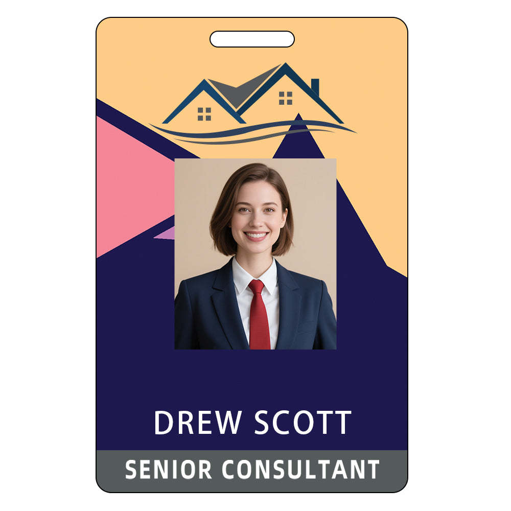 Style Y033 Custom Print Employee ID Badge,customized Id Badge with Name Picture