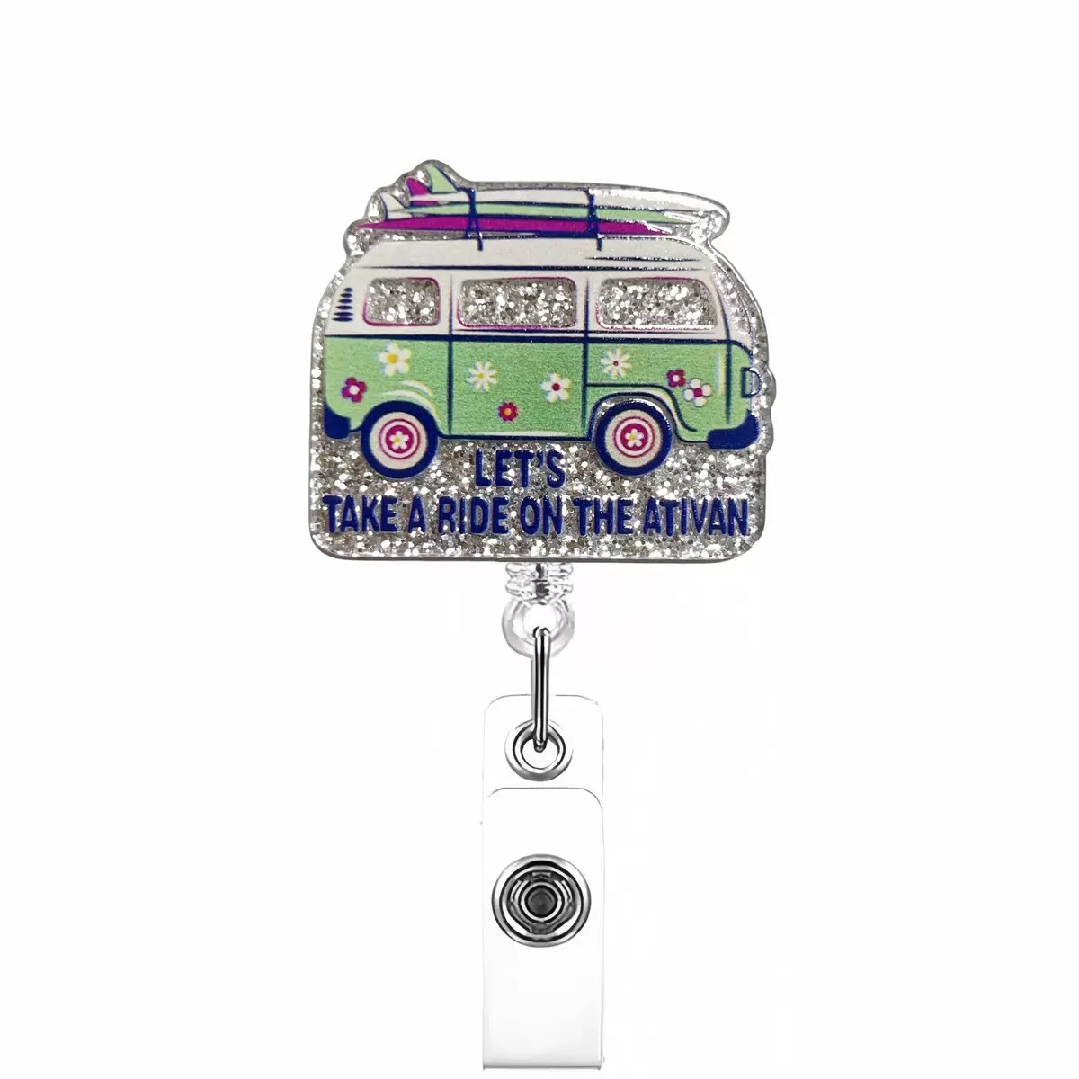 82 Retractable ID Name Badge Holder Reels with Swivel Alligator Clip  Cute Gifts