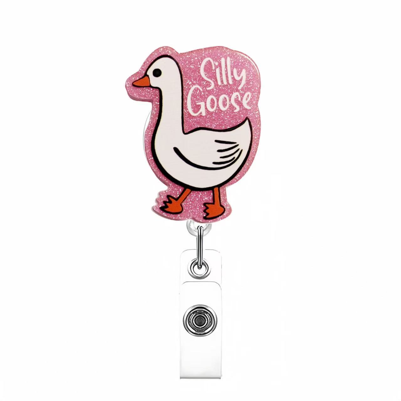 88 Retractable ID Name Badge Holder Reels with Swivel Alligator Clip  Cute Gifts