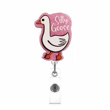 88 Retractable ID Name Badge Holder Reels with Swivel Alligator Clip  Cute Gifts