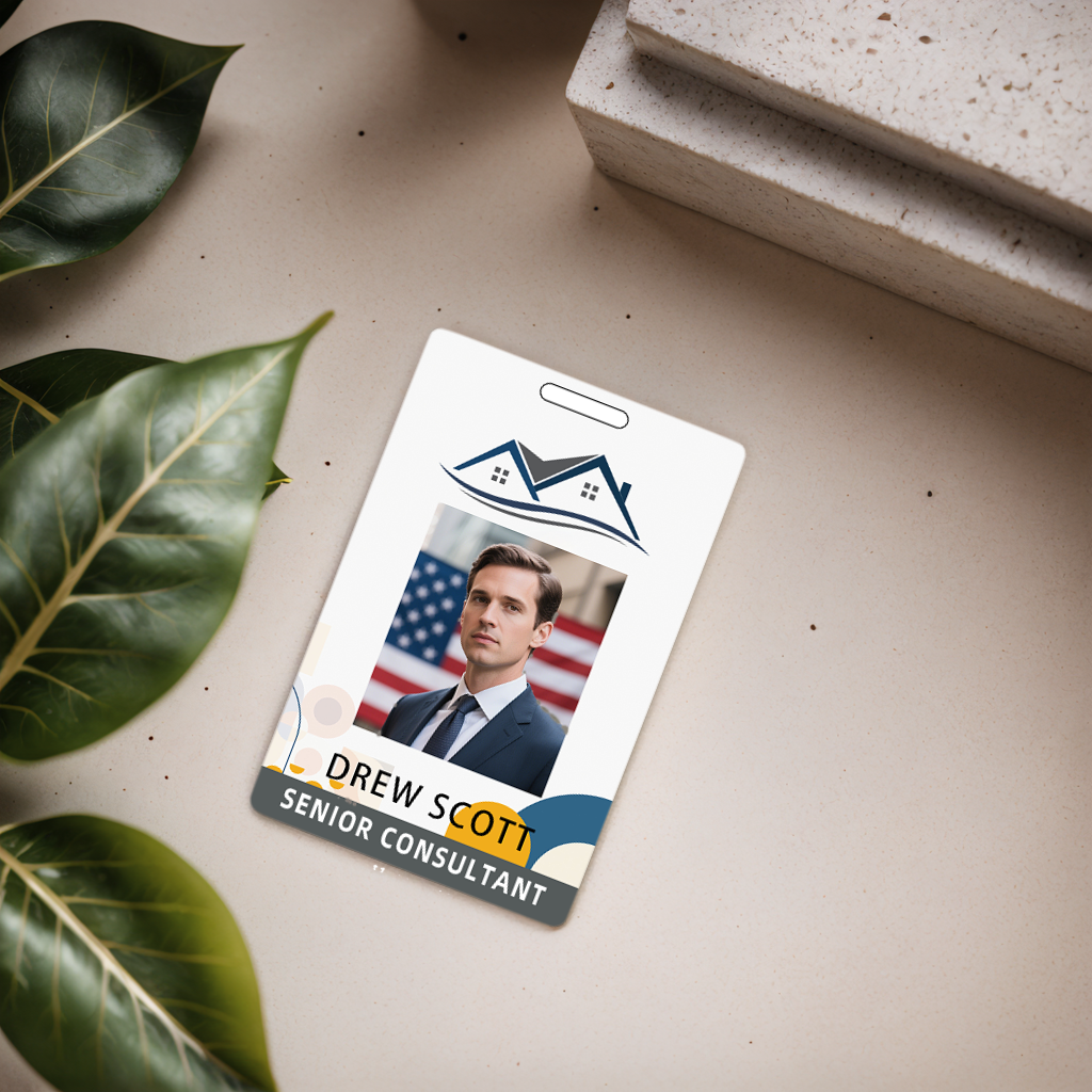 Style Y009 Custom Print Employee ID Badge,customized Id Badge with Name Picture