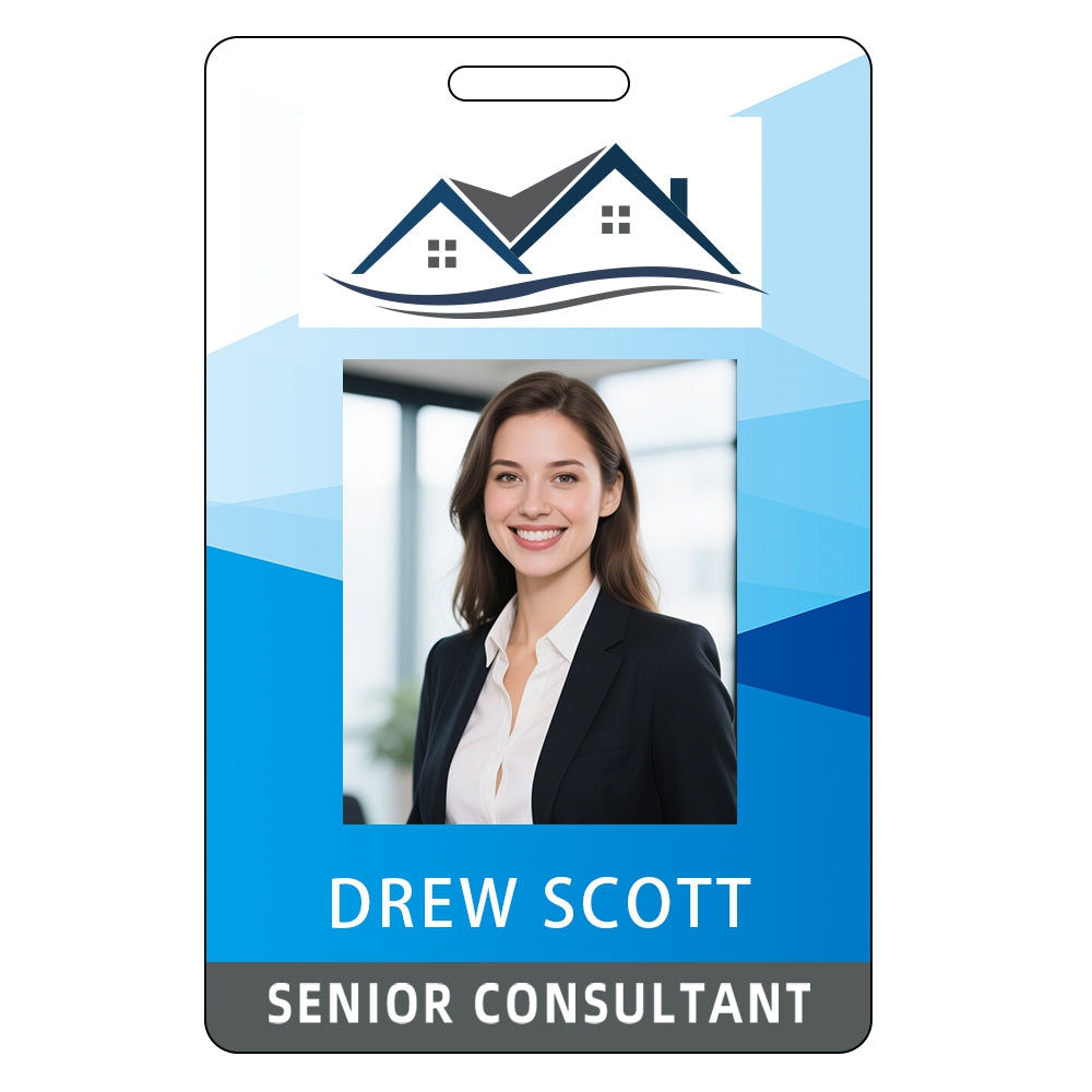 Style Y004 Custom Print Employee ID Badge,customized Id Badge with Name Picture