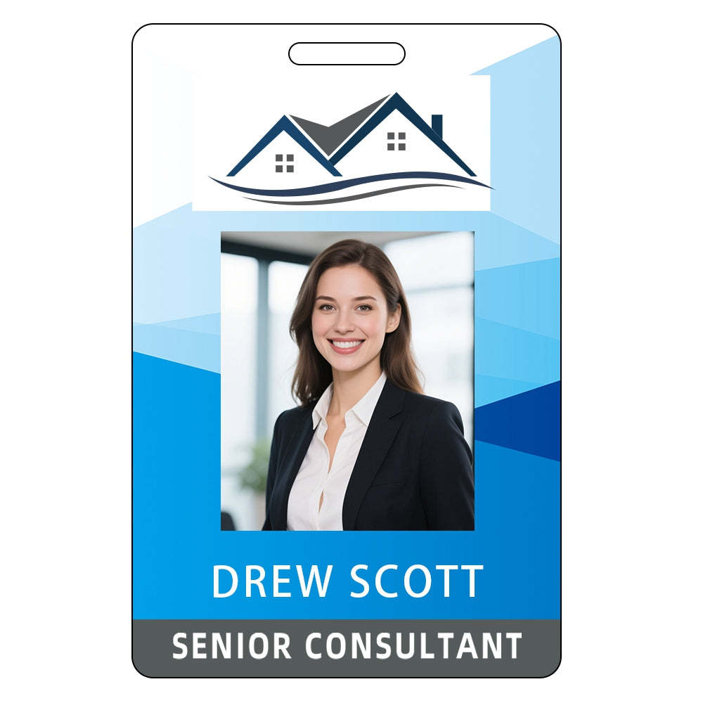Style Y004 Custom Print Employee ID Badge,customized Id Badge with Name Picture