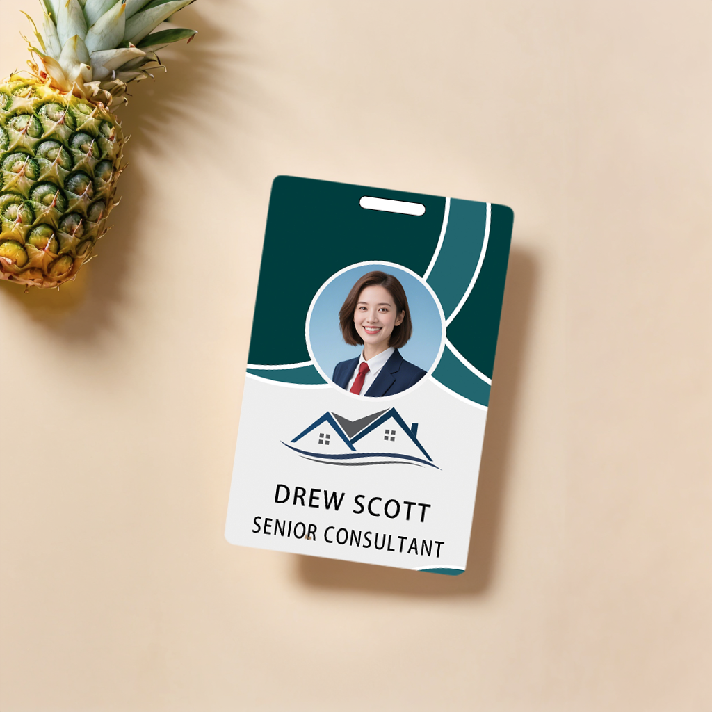 Style Y038 Custom Print Employee ID Badge,customized Id Badge with Name Picture