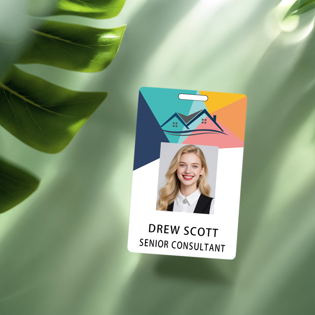 Style Y049 Custom Print Employee ID Badge,customized Id Badge with Name Picture