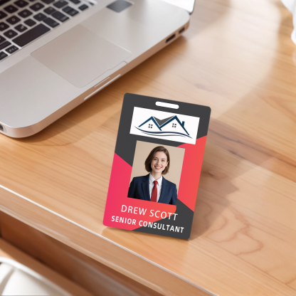 Style Y6 Custom Print Employee ID Badge,customized Id Badge with Name Picture