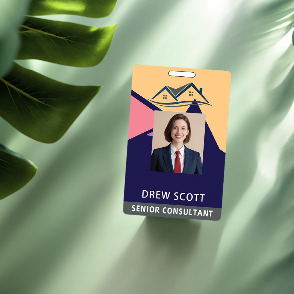 Style Y033 Custom Print Employee ID Badge,customized Id Badge with Name Picture