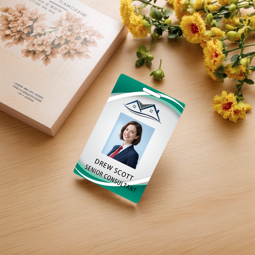 Style Y015 Custom Print Employee ID Badge,customized Id Badge with Name Picture