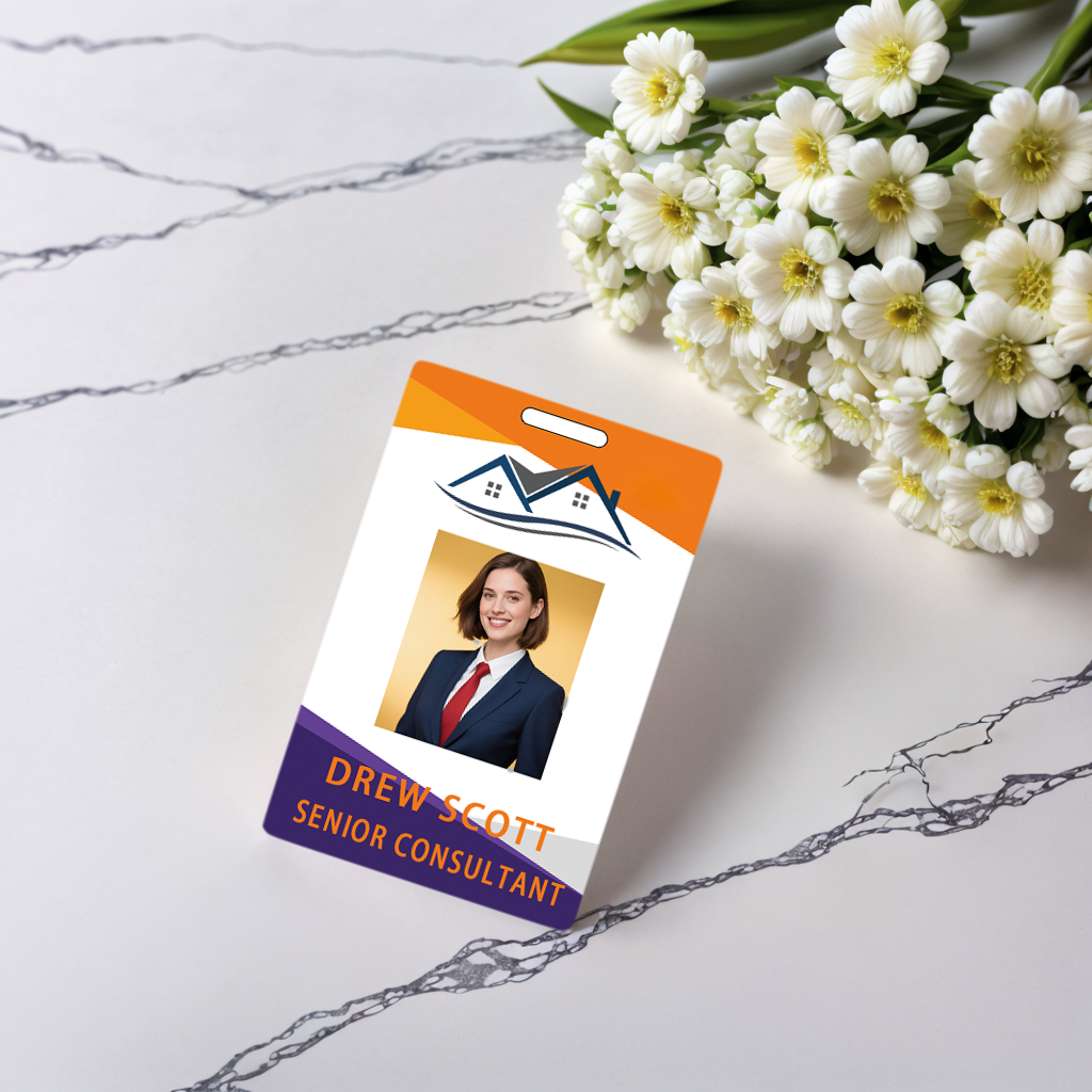 Style Y030 Custom Print Employee ID Badge,customized Id Badge with Name Picture