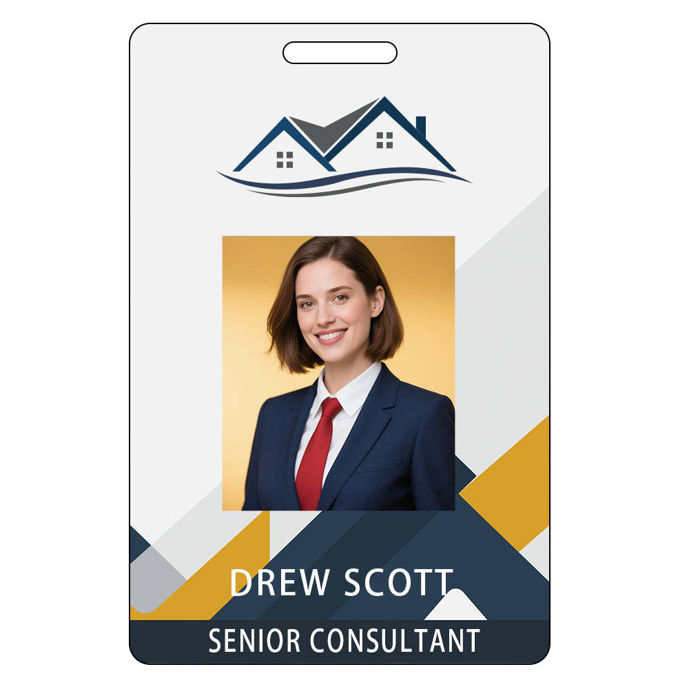 Style Y012 Custom Print Employee ID Badge,customized Id Badge with Name Picture