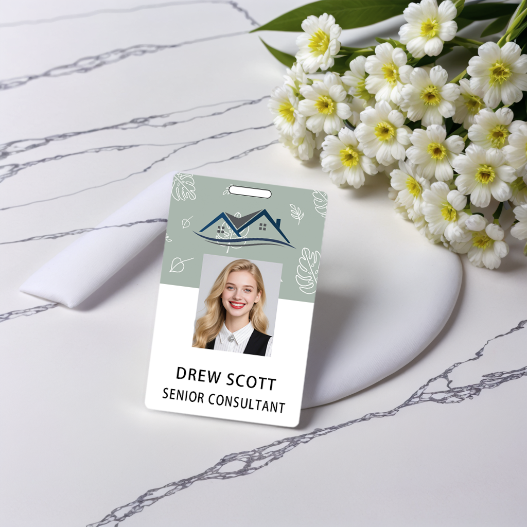Style Y26 Custom Print Employee ID Badge,customized Id Badge with Name Picture