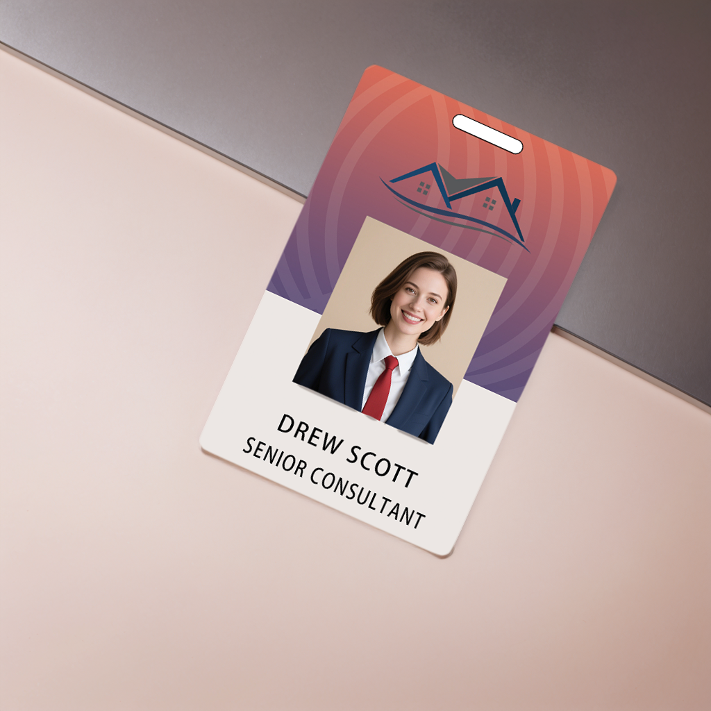 Style Y011 Custom Print Employee ID Badge,customized Id Badge with Name Picture