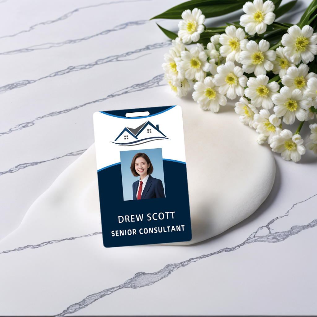 Style Y037 Custom Print Employee ID Badge,customized Id Badge with Name Picture