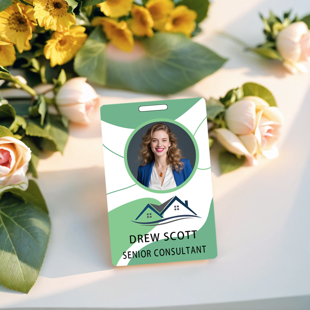 Style Y043 Custom Print Employee ID Badge,customized Id Badge with Name Picture