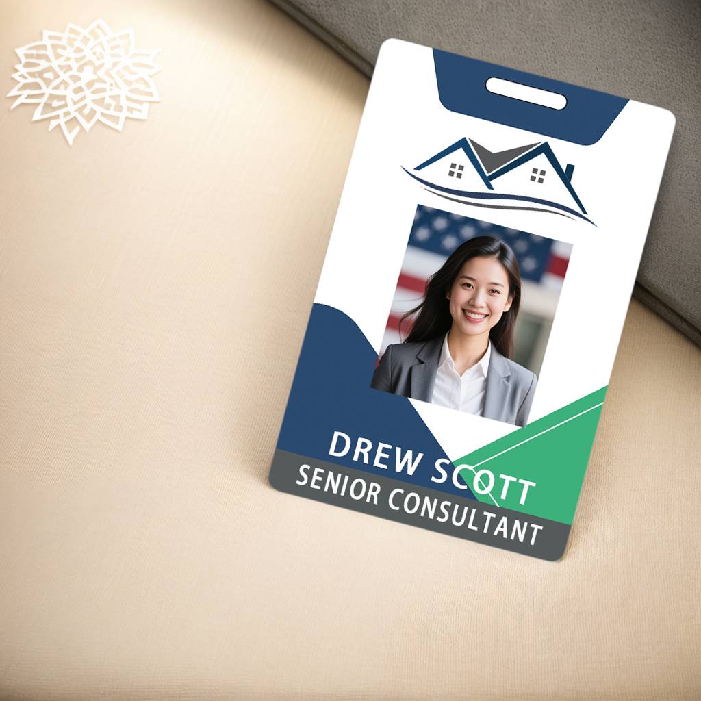 Style Y031 Custom Print Employee ID Badge,customized Id Badge with Name Picture