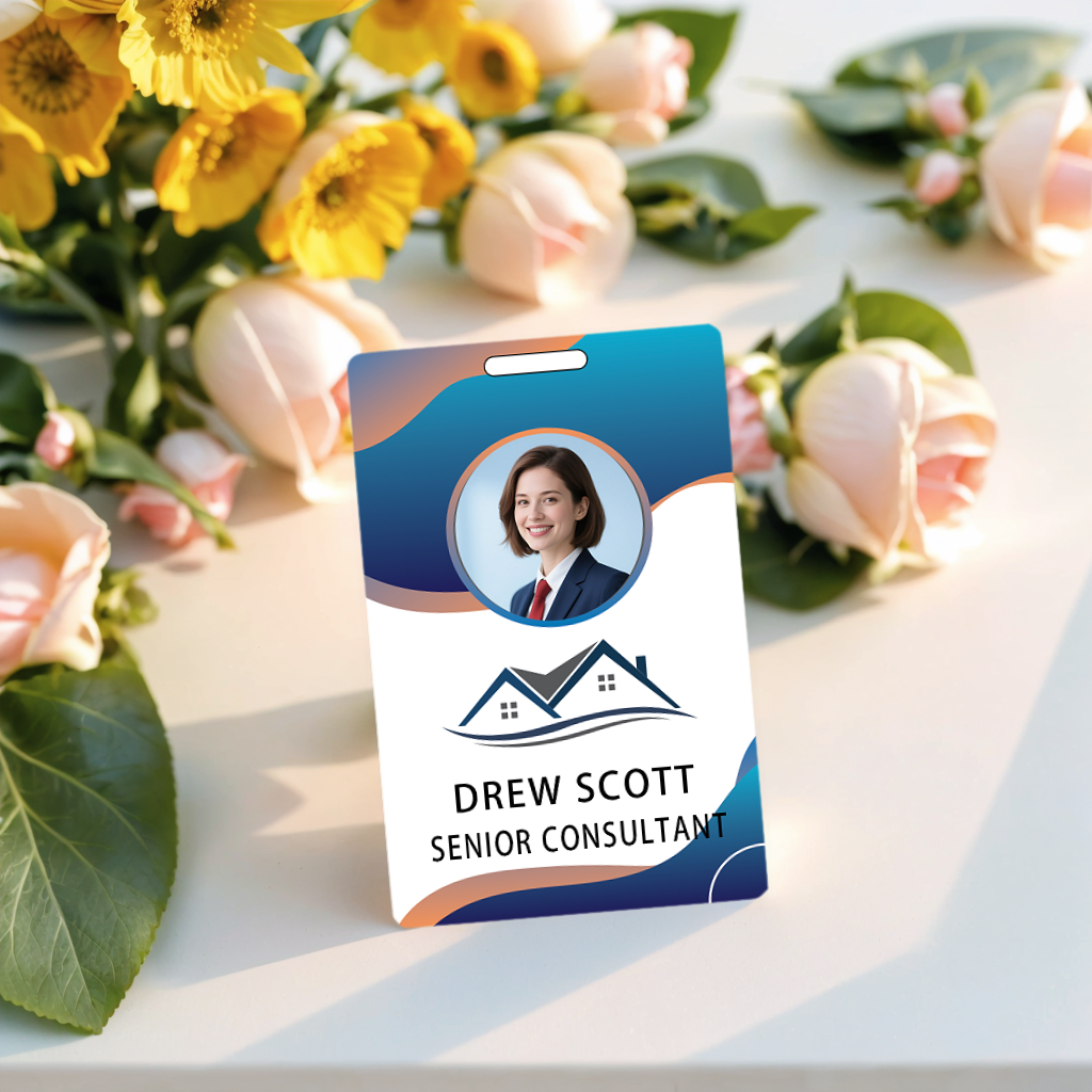Style Y23 Custom Print Employee ID Badge,customized Id Badge with Name Picture