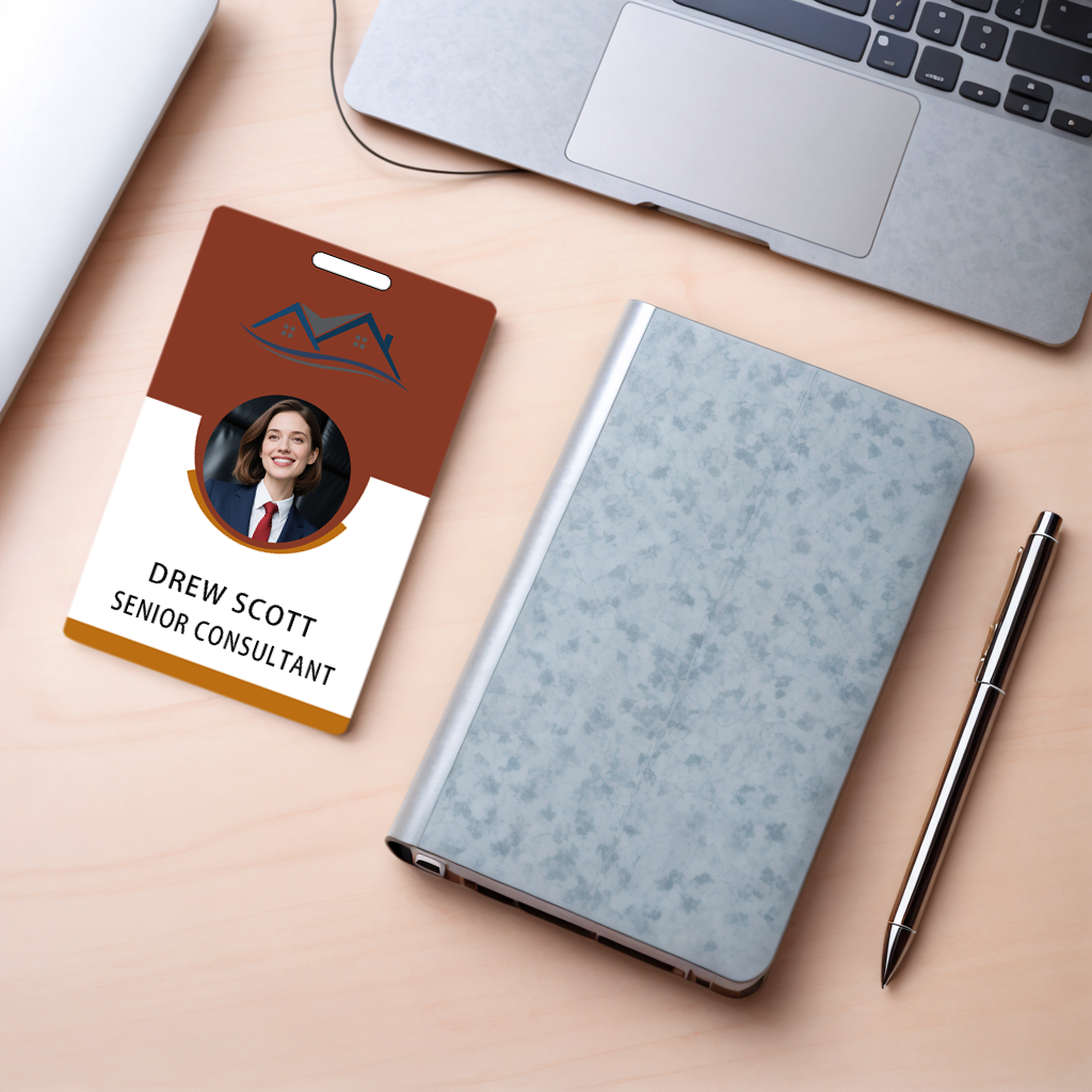 Style Y014 Custom Print Employee ID Badge,customized Id Badge with Name Picture