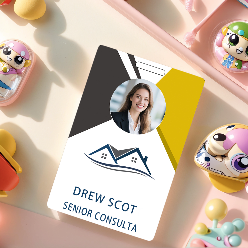 Style Y005 Custom Print Employee ID Badge,customized Id Badge with Name Picture