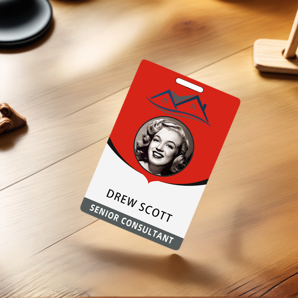 Style Y07 Custom Print Employee ID Badge,customized Id Badge with Name Picture