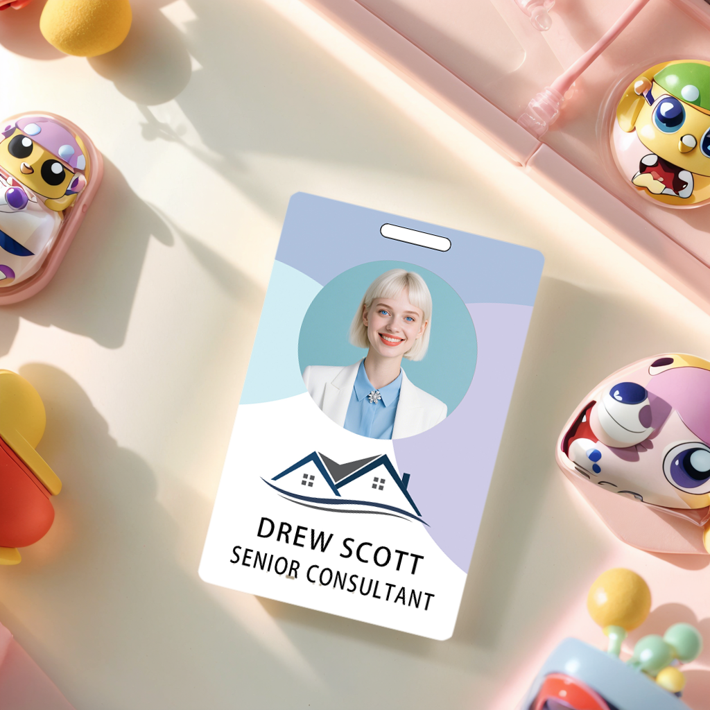 Style Y30 Custom Print Employee ID Badge,customized Id Badge with Name Picture