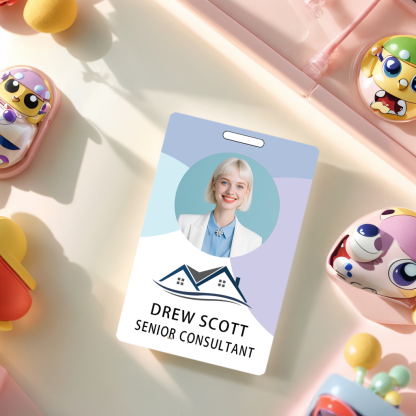 Style Y30 Custom Print Employee ID Badge,customized Id Badge with Name Picture