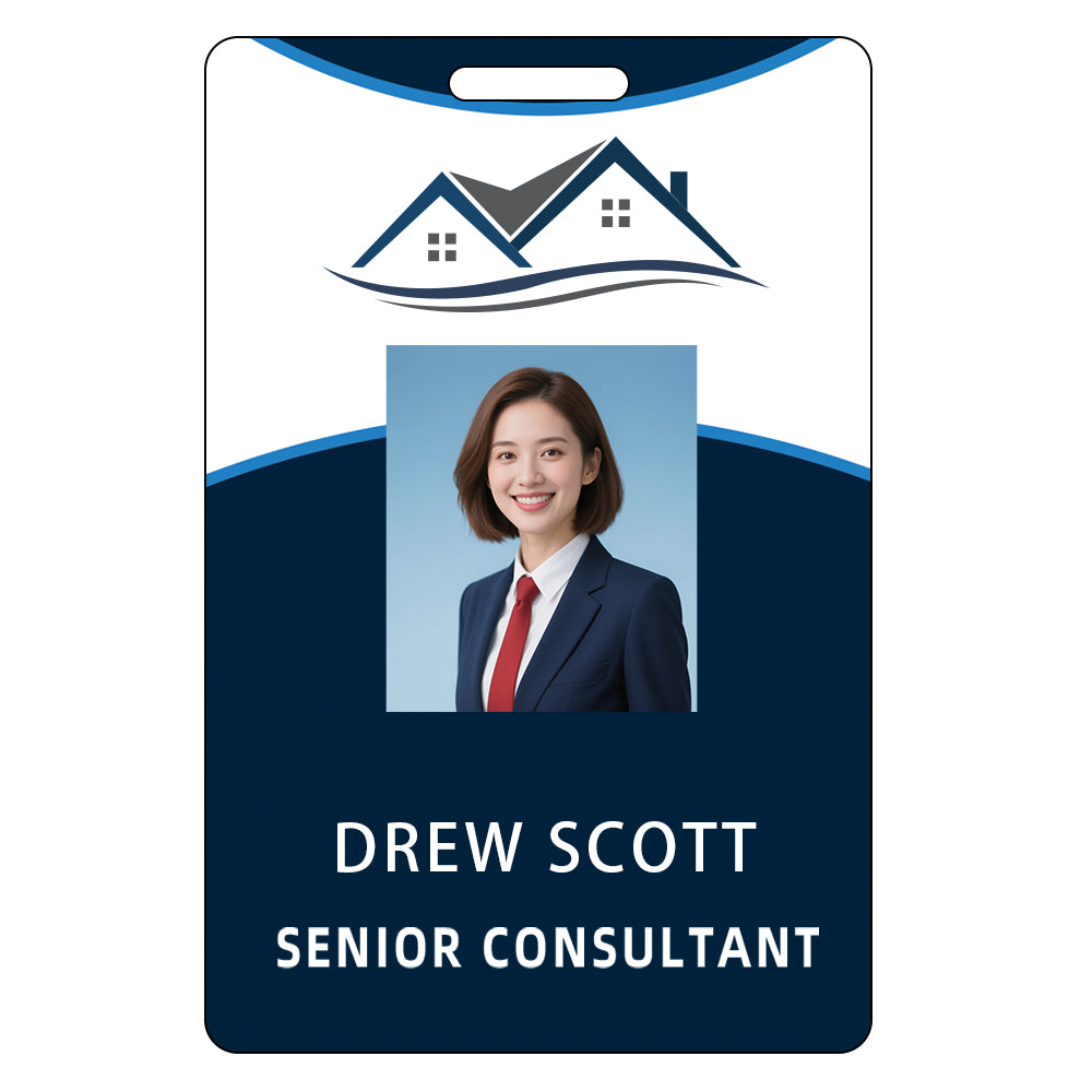 Style Y037 Custom Print Employee ID Badge,customized Id Badge with Name Picture