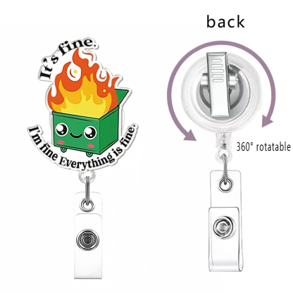 94 Retractable ID Name Badge Holder Reels with Swivel Alligator Clip  Cute Gifts