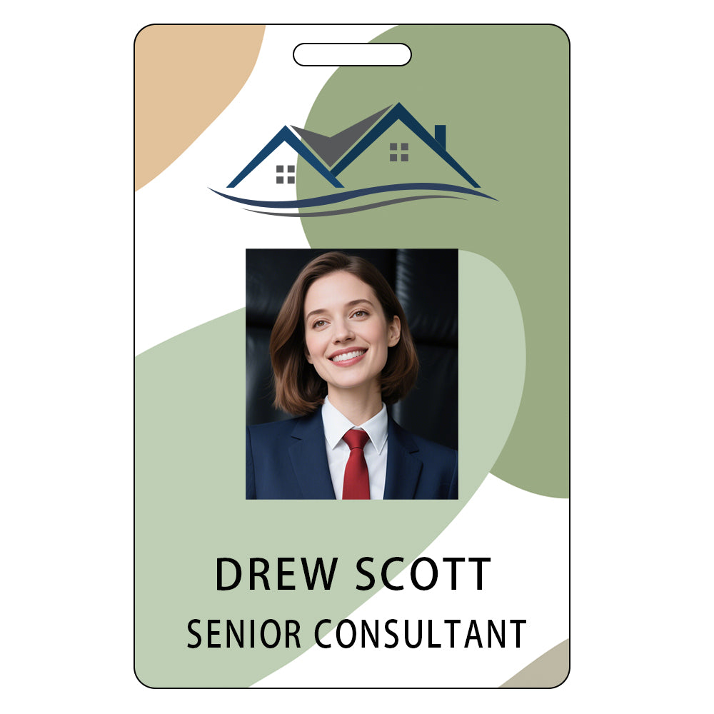 Style Y24 Custom Print Employee ID Badge,customized Id Badge with Name Picture