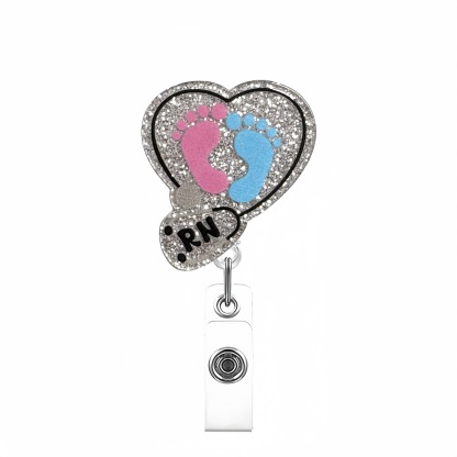 80 Retractable ID Name Badge Holder Reels with Swivel Alligator Clip  Cute Gifts