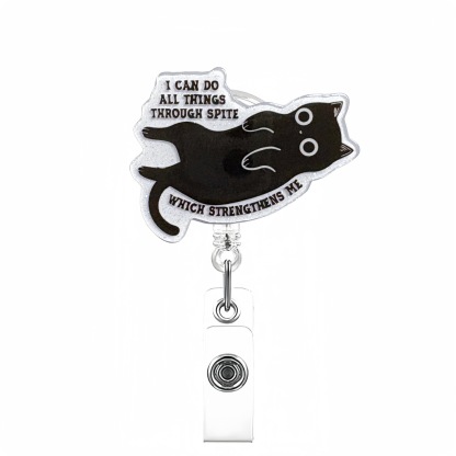 72 Retractable ID Name Badge Holder Reels with Swivel Alligator Clip  Cute Gifts