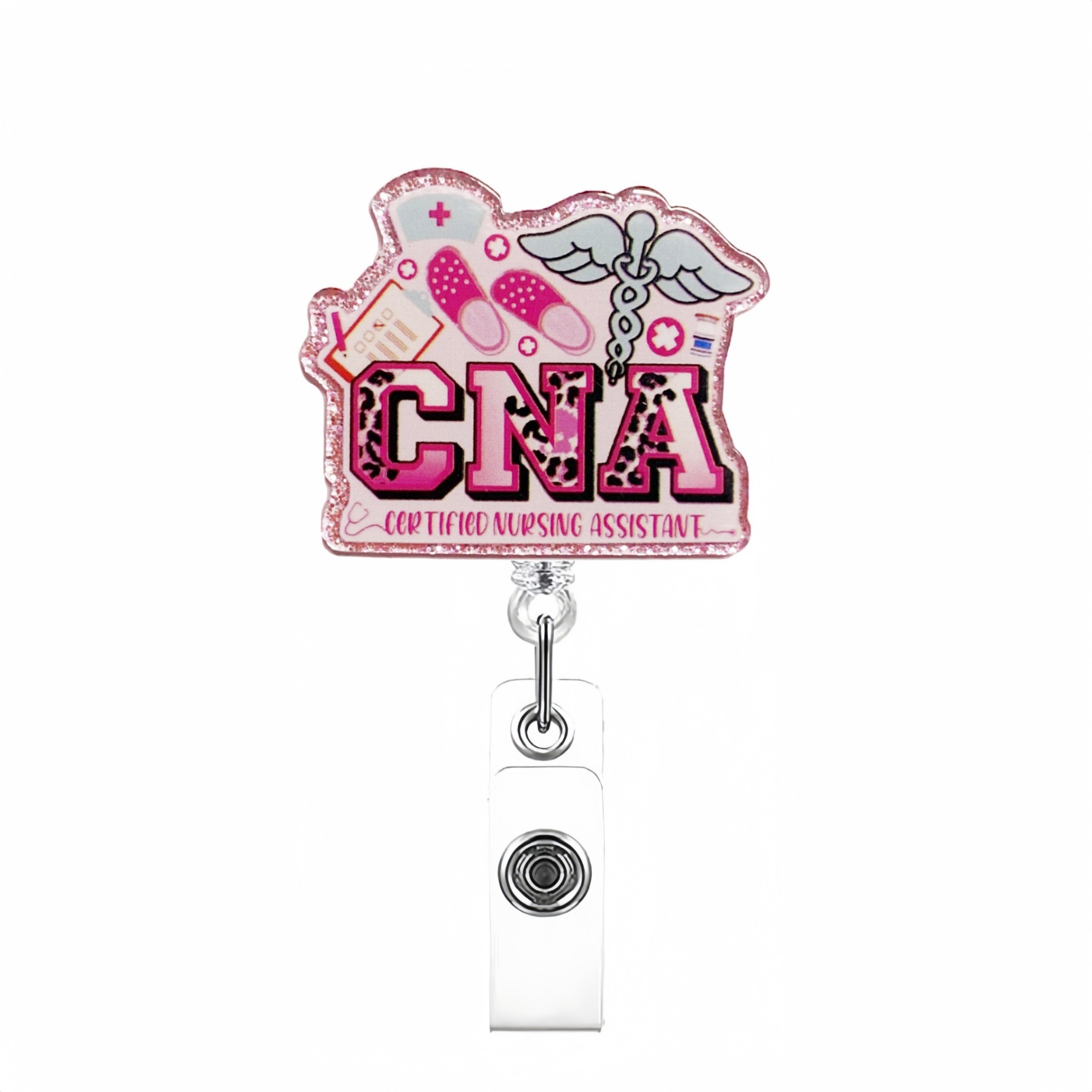 89 Retractable ID Name Badge Holder Reels with Swivel Alligator Clip C