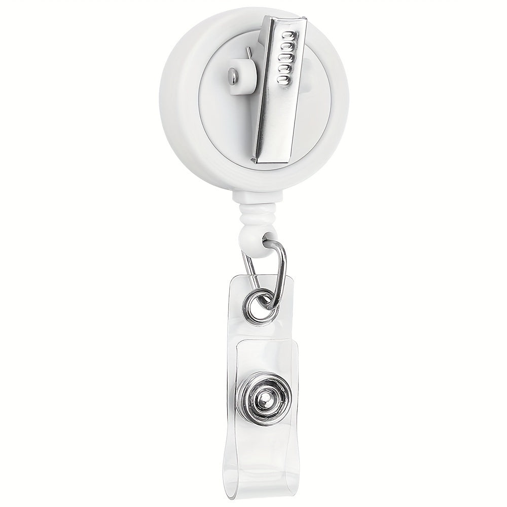 Custom Retractable Nurse Badge Reel with Swivel Alligator Clip and Retractable Cord - Personalized RN Gift, ID Holder