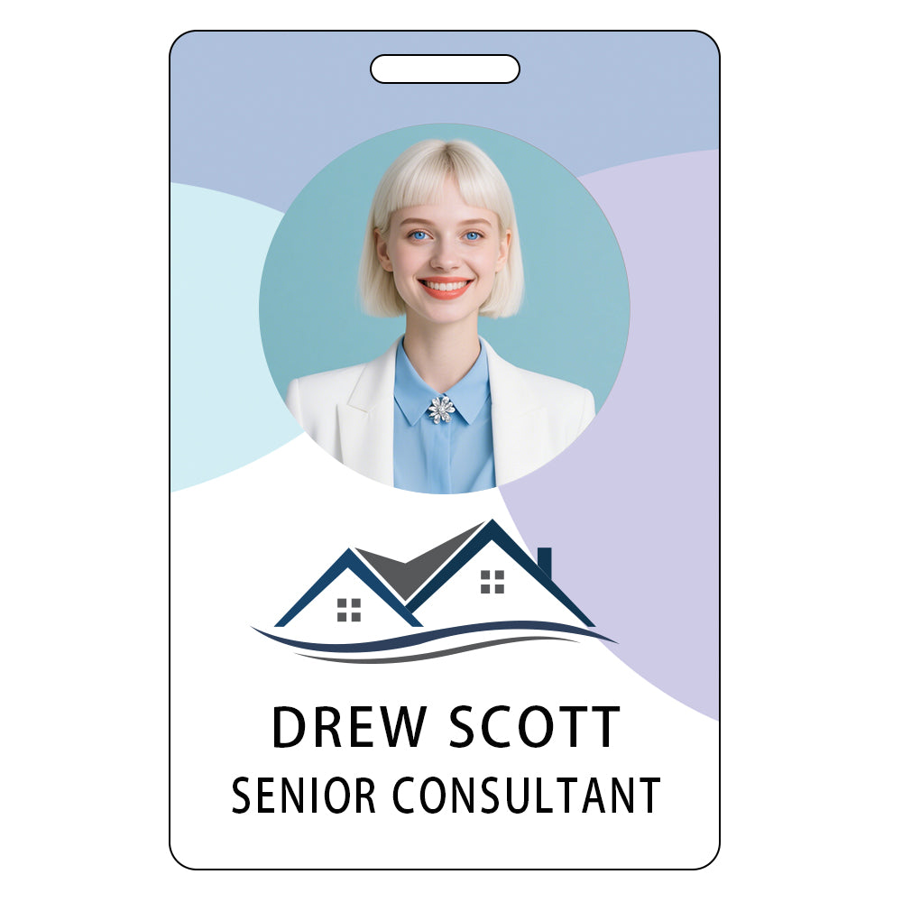 Style Y30 Custom Print Employee ID Badge,customized Id Badge with Name Picture