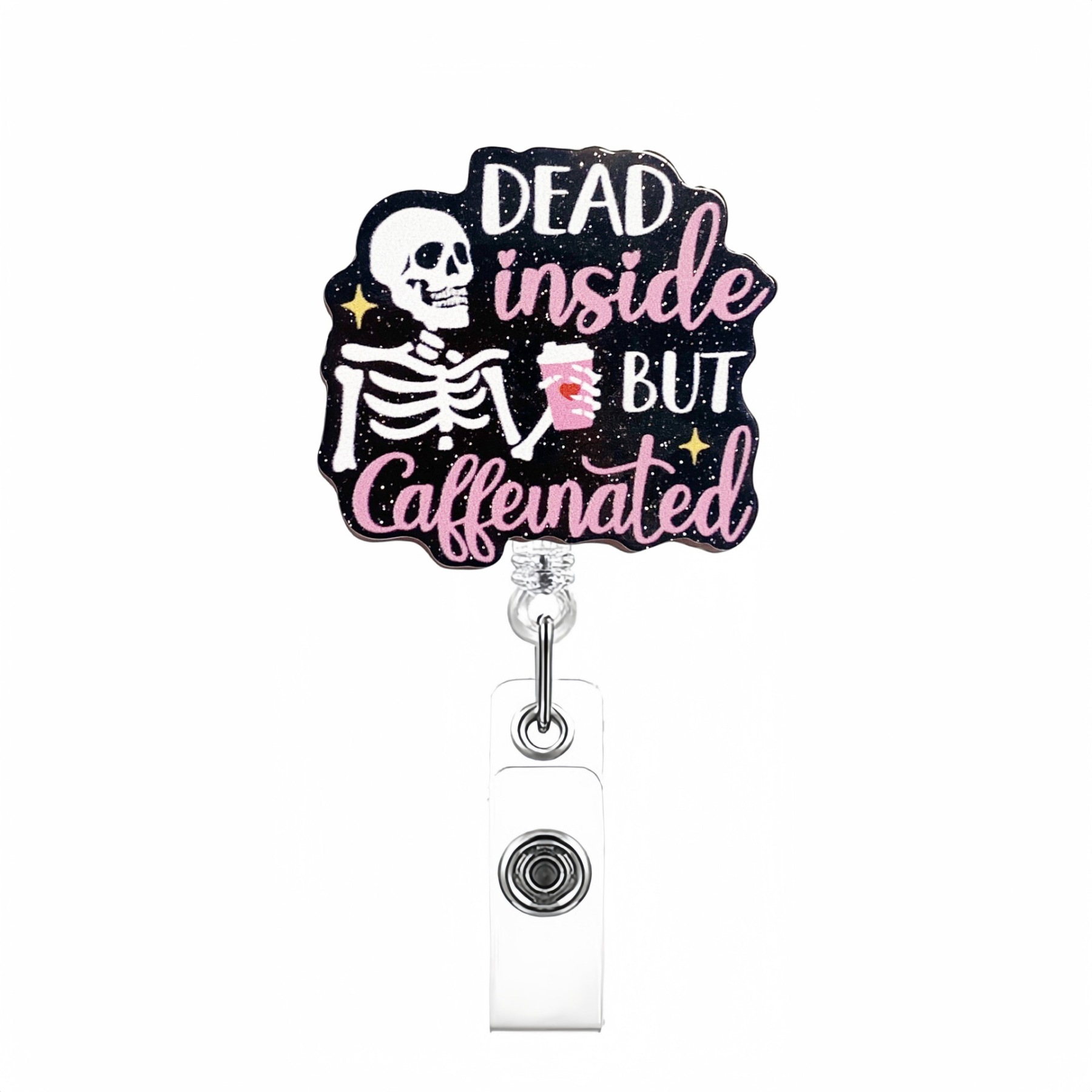 89 Retractable ID Name Badge Holder Reels with Swivel Alligator Clip  Cute Gifts